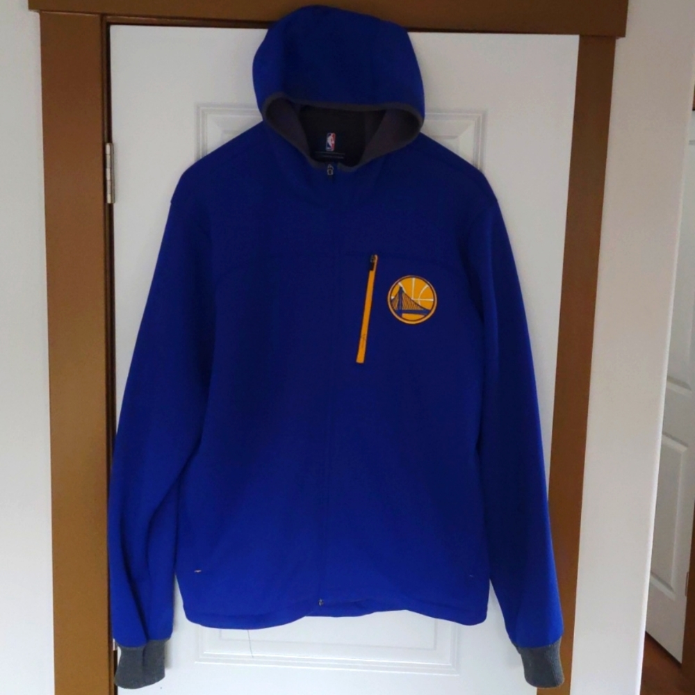 Golden State warriors full zip hoodie XXL